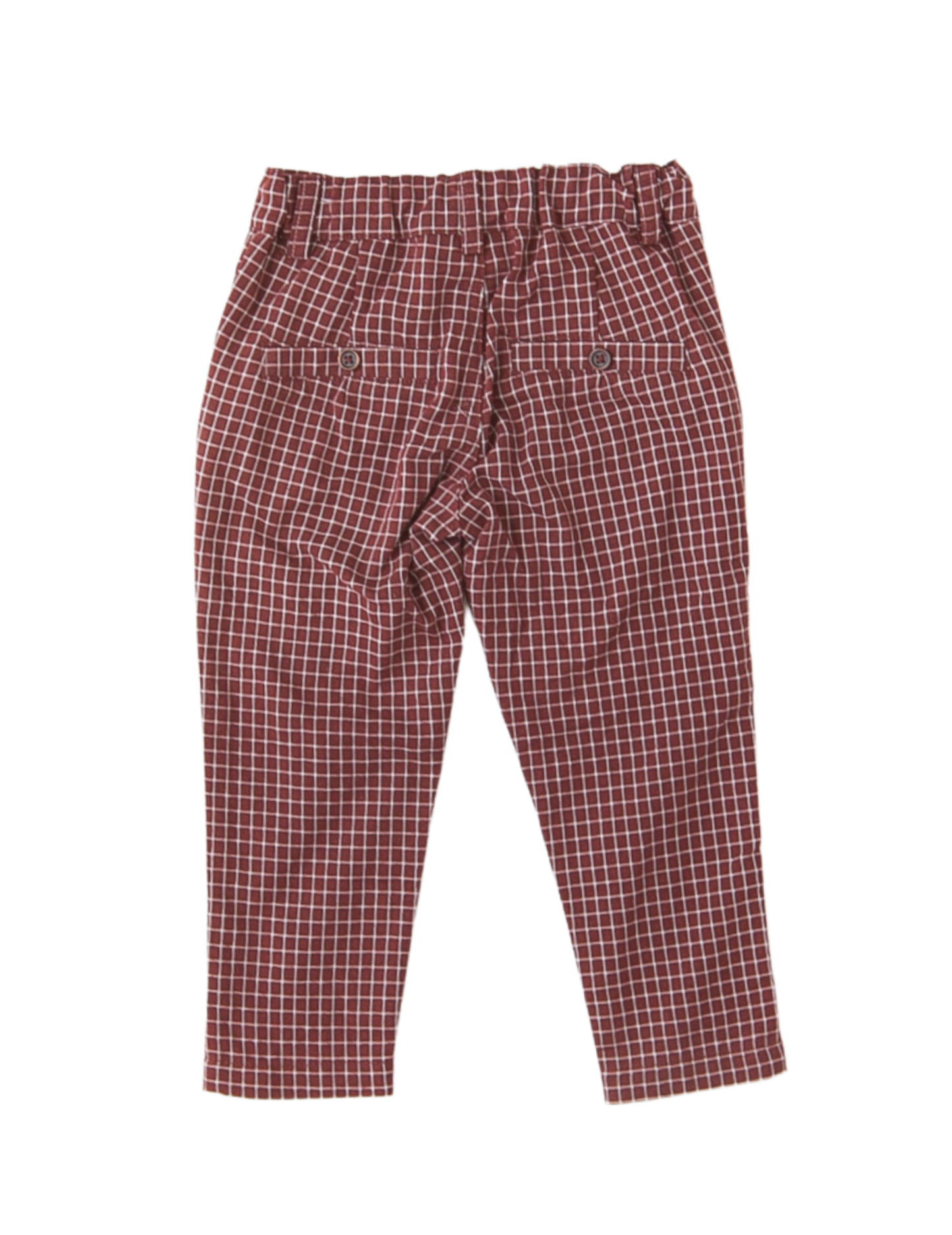 Buy Hopscotch Baby Boys Cotton and Polyester Checked Full Length Pant in  Gray Color at Amazonin